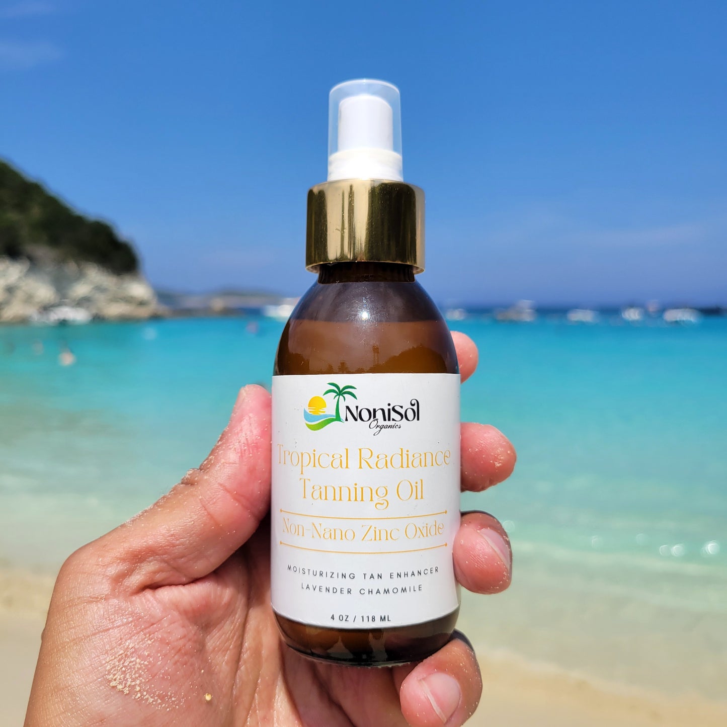 Tropical Radiance Tanning Oil Plus Zinc Oxide (4oz)