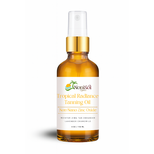 Tropical Radiance Tanning Oil Plus Zinc Oxide (4oz)