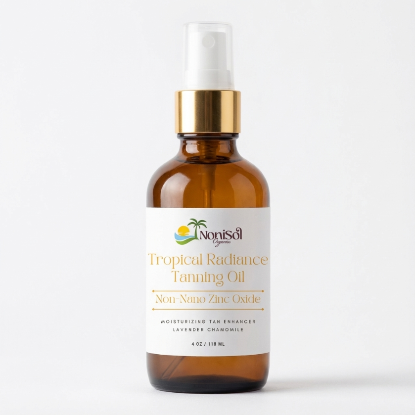 Tropical Radiance Tanning Oil Plus Zinc Oxide (4oz)