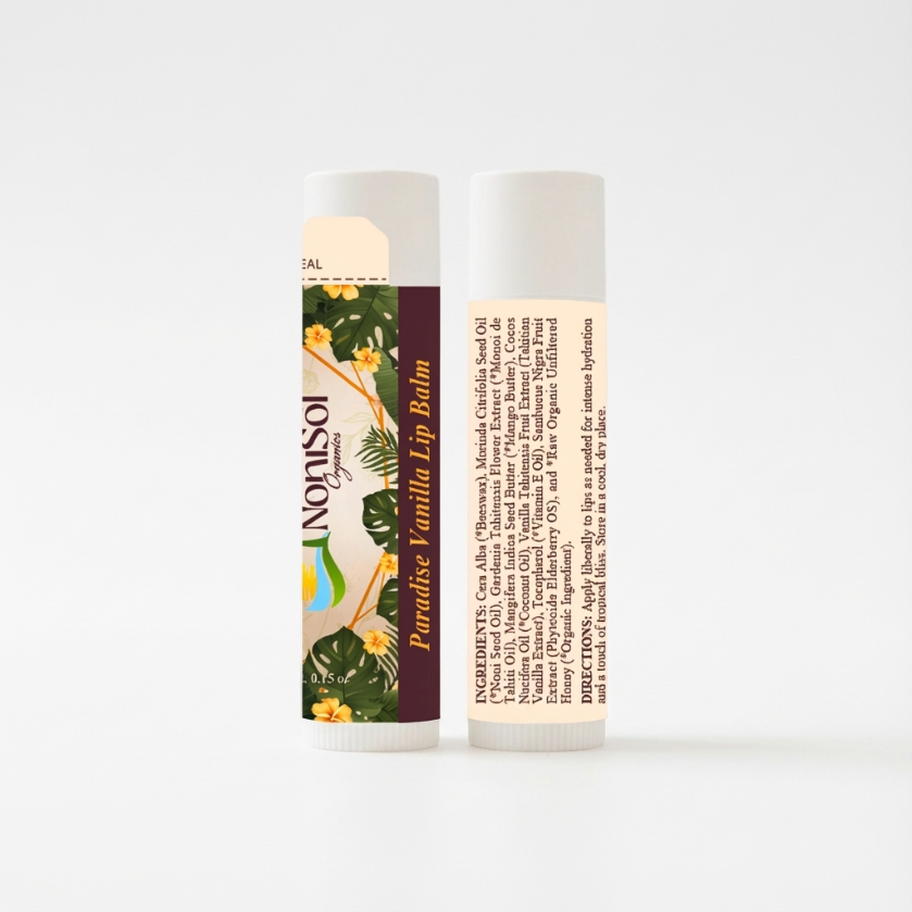 Paradise Vanilla Lip Balm (2 0.15 oz Tubes)